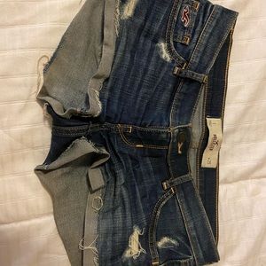 Hollister blue shorts